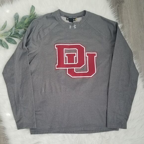 UNDER ARMOUR DU Small Loose Fleece Sweatshirt - Picture 1 of 8